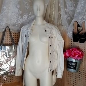 Eddie Bauer White Denim Jacket